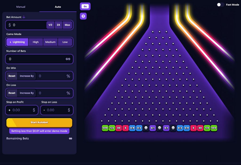 Plinko Casino Oyunu - Gerçek Parayla Oynayın - 2500$ Bonus Teklifi!